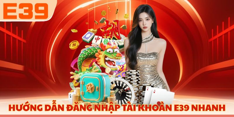 Hướng dẫn đăng nhập tài khoản E39 cho người mới